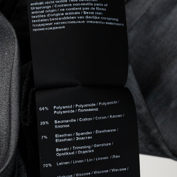 Annette Gortz Grey Pleated Paint Splatter Skirt - Picture 9 of 9